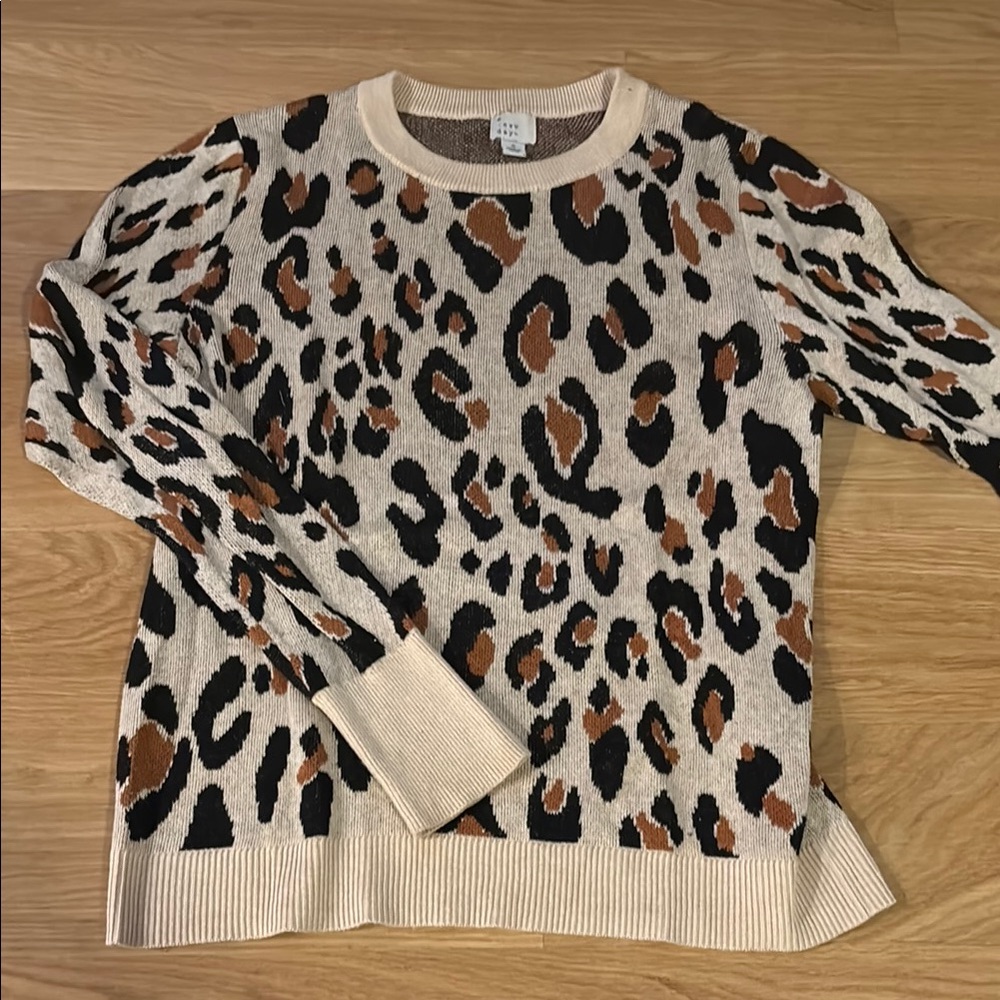Leopard Print Women's Sweater